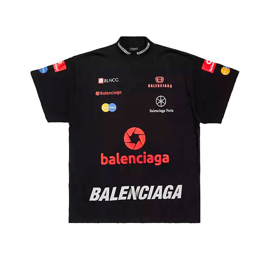 Balenciaga Top League T-shirt Oversized Black 