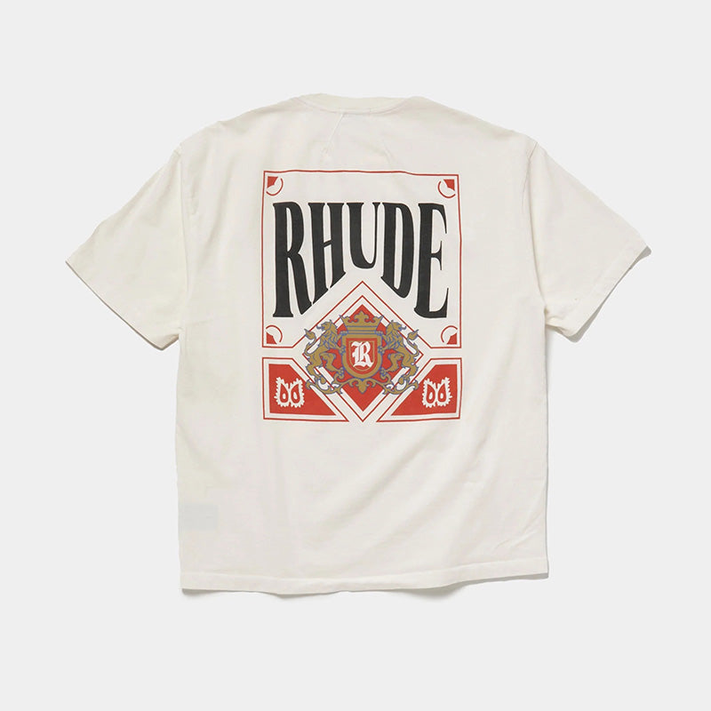 Camiseta Rhude Card 'Vintage White' - HYPER LIST