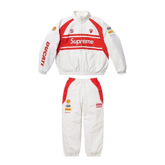 Conjunto Supreme x Ducati Branco - HYPER LIST