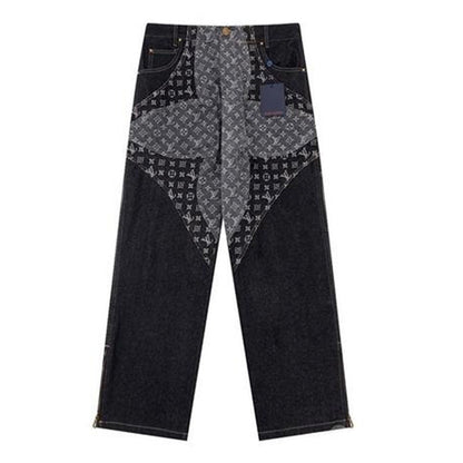 Calça Louis Vuitton Monogram Flower Denim - HYPER LIST