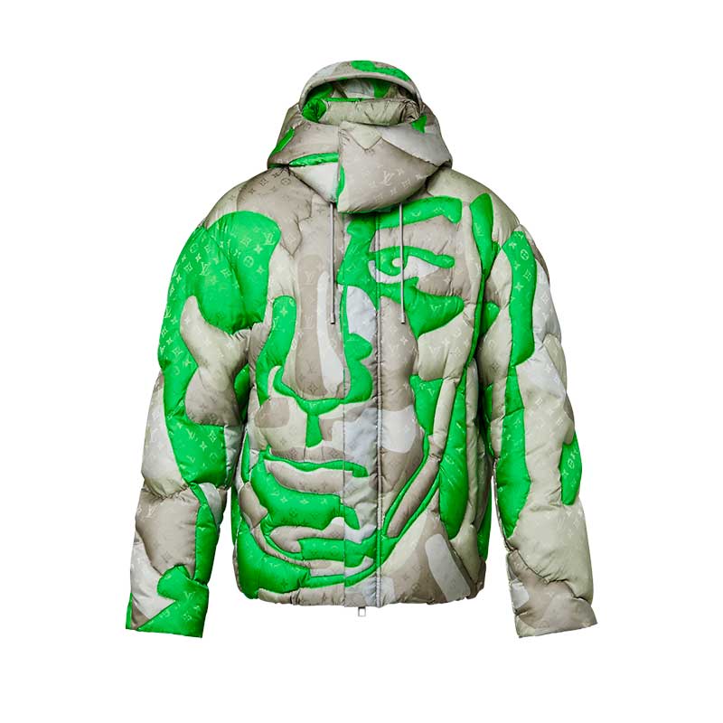 Jaqueta Louis Vuitton Patchworked Portrait Puffer - HYPER LIST