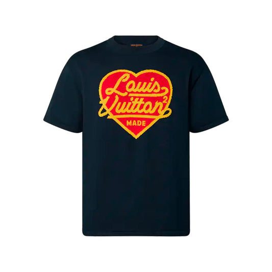 Camiseta Louis Vuitton x Nigo Intarsia Jacquard Heart - HYPER LIST
