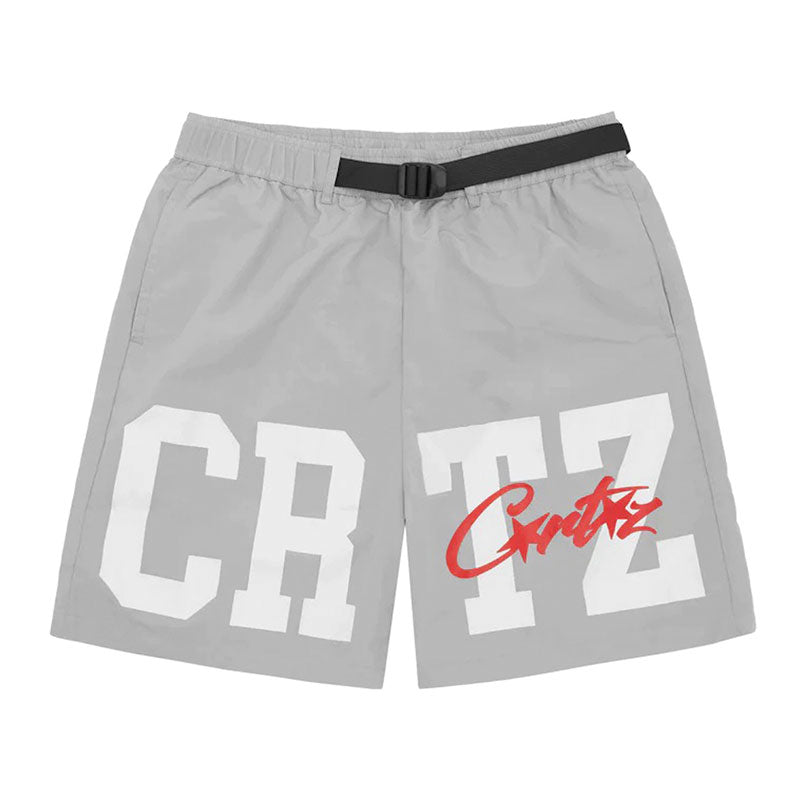 Shorts Corteiz CRTZ Cinza - HYPER LIST