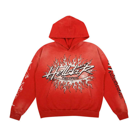 Hellstar Records Hoodie Red