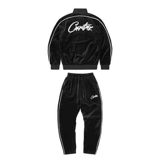 Conjunto Corteiz Veludo Preto - HYPER LIST