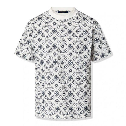 Camiseta Louis Vuitton Monogram White Deep Black - HYPER LIST
