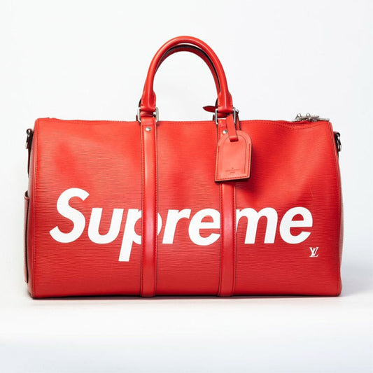 Bolsa Louis Vuitton x Supreme Keepall Bandouliere - HYPER LIST