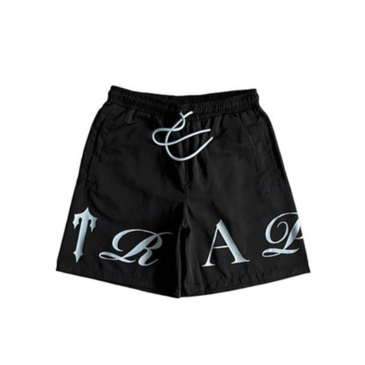 Shorts Trapstar Script Swimming Black/Nigara Mist - HYPER LIST