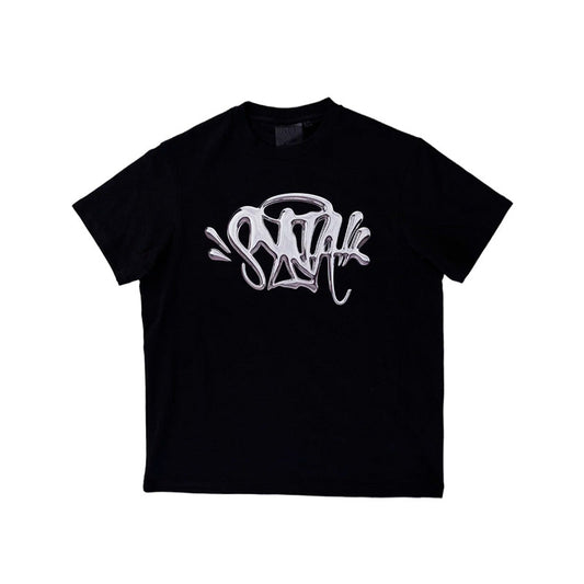 Camiseta Synaworld 'Syna Logo' Tee Black/Silver - HYPER LIST