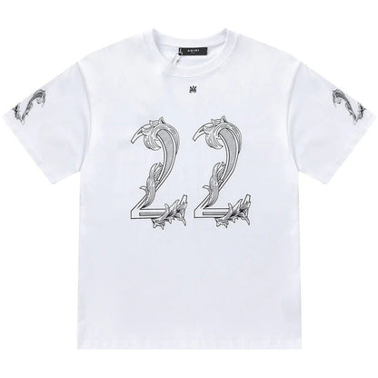 Camiseta Amiri 22 Logo-Print White