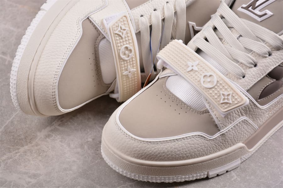 Louis Vuitton Trainer Monogram Flower Beige - HYPER LIST