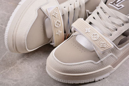 Louis Vuitton Trainer Monogram Flower Beige - HYPER LIST