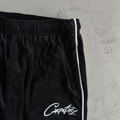 Calça Veludo Corteiz Preta - HYPER LIST