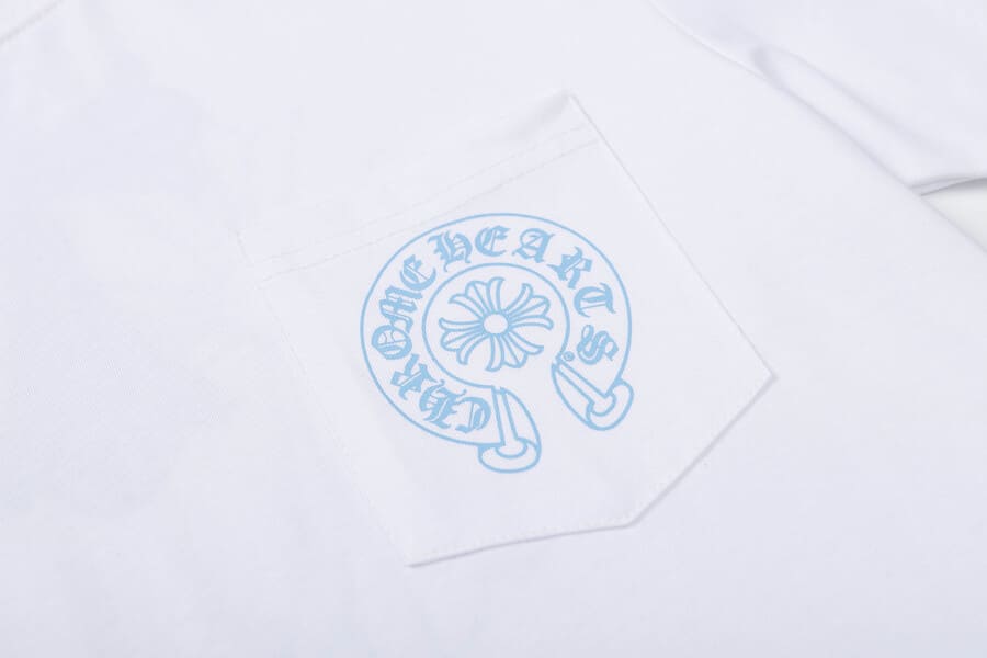 Camiseta Chrome Hearts Triple Cross Logo Branca - HYPER LIST