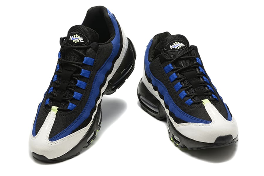 Nike Air Max 95 Double Swooshes Black Blue - HYPER LIST
