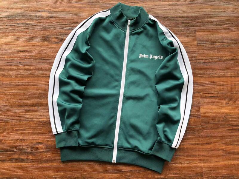 Conjunto Palm Angels Logo Tracksuit Green - HYPER LIST