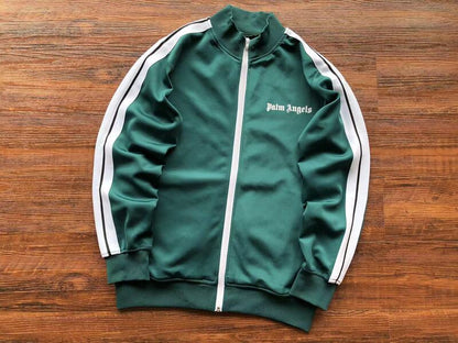 Conjunto Palm Angels Logo Tracksuit Green - HYPER LIST