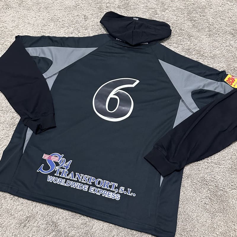 Conjunto Supreme Hooded Soccer Preto - HYPER LIST