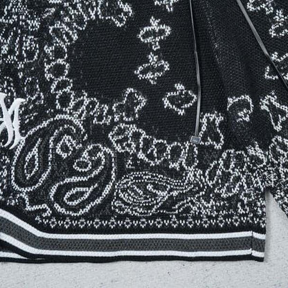 Amiri Bandana Crochet Basketball Shorts