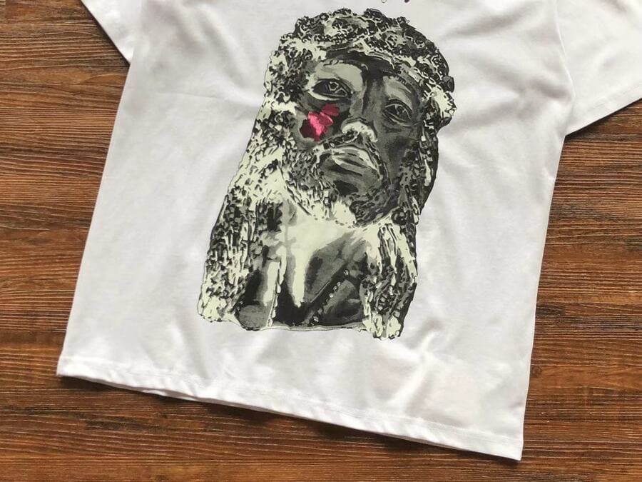 Camiseta Vlone Yams Day Jesus Piece White - HYPER LIST