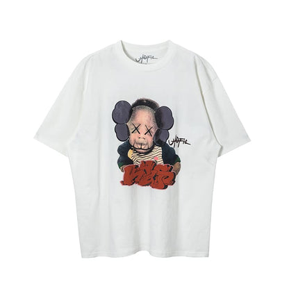Camiseta Travis Scott x KAWS - HYPER LIST