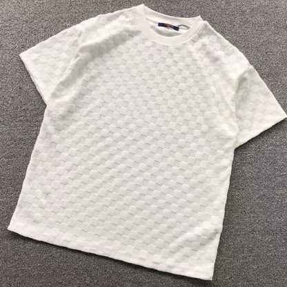 Louis Vuitton White Embroided Short Set