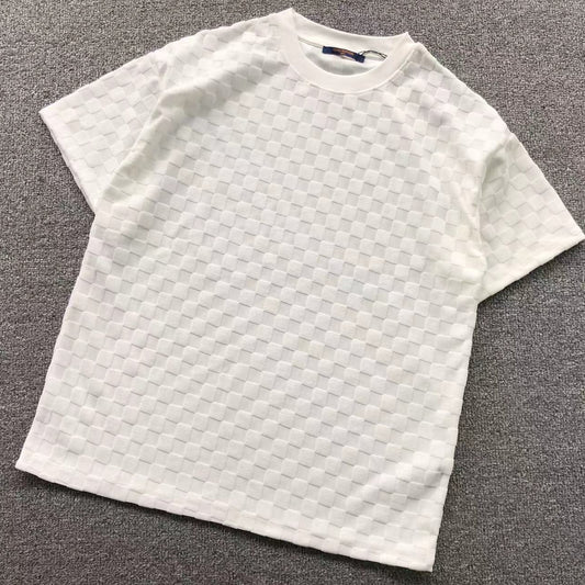 Louis Vuitton White Embroided Short Set