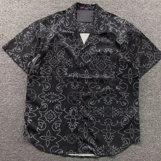 Louis Vuitton Black Short Set