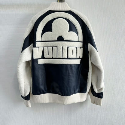 Jaqueta Louis Vuitton Leather Mix Teddy - HYPER LIST