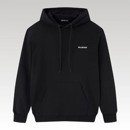 Balenciaga Classic Logo Hoodie Black BL008