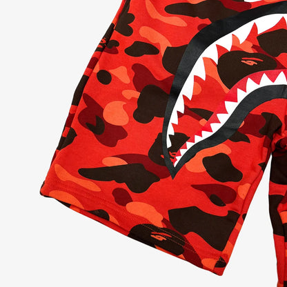 Shorts BAPE Shark Red