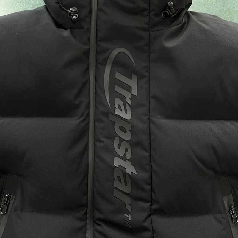 Jaqueta Trapstar Hyperdrive Technical Puffer Black - HYPER LIST