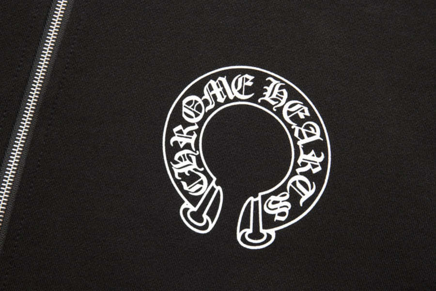 Moletom Chrome Hearts Horseshoe Floral Preto - HYPER LIST