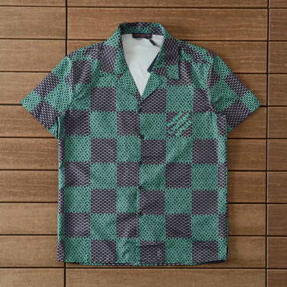 Louis Vuitton Green Short Set