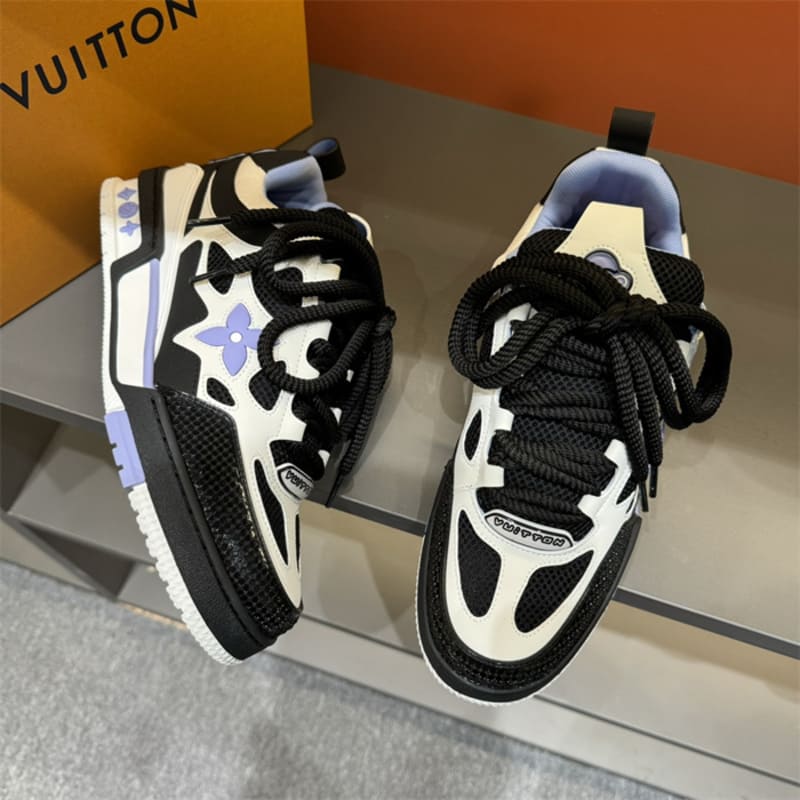 Louis Vuitton LV Skate Black White Light Blue - HYPER LIST
