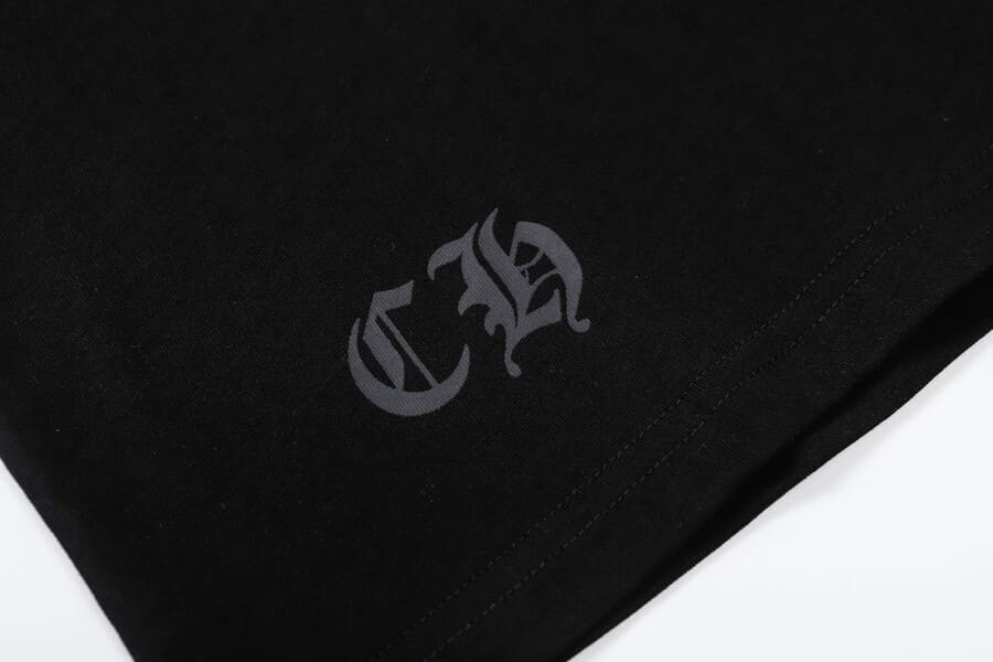 Camiseta Chrome Hearts Triple Cross Logo Preta - HYPER LIST