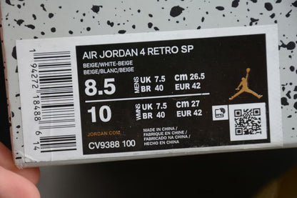 Jordan 4 Retro Off-White Sail - HYPER LIST