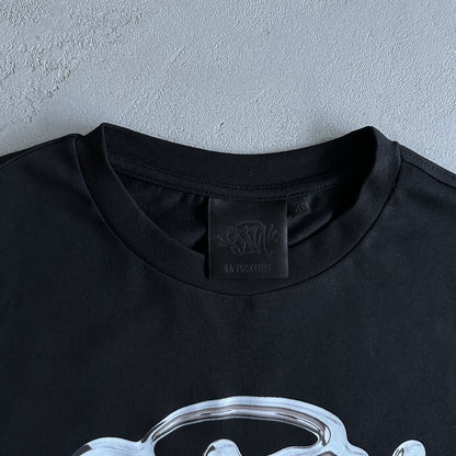 Camiseta Synaworld 'Syna Logo' Tee Black/Silver - HYPER LIST