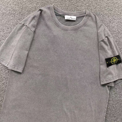 Stone Island Gray Short Set