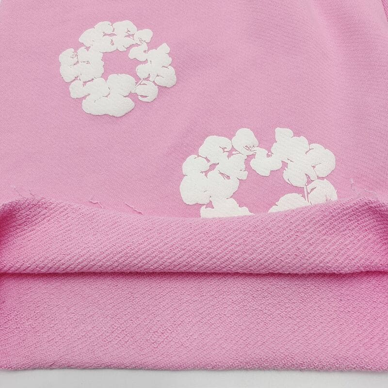 Short en jean déchiré The Cotton Wreath Rose