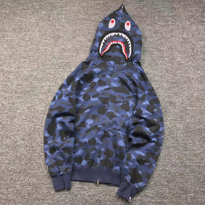 Hoodie BAPE Shark Blue