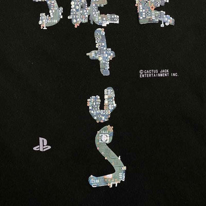 Camiseta Cactus Jack Travis Scott x Playstation Black - HYPER LIST