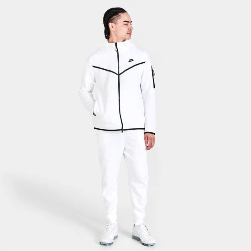 Conjunto Nike Tech Fleece Branco - HYPER LIST