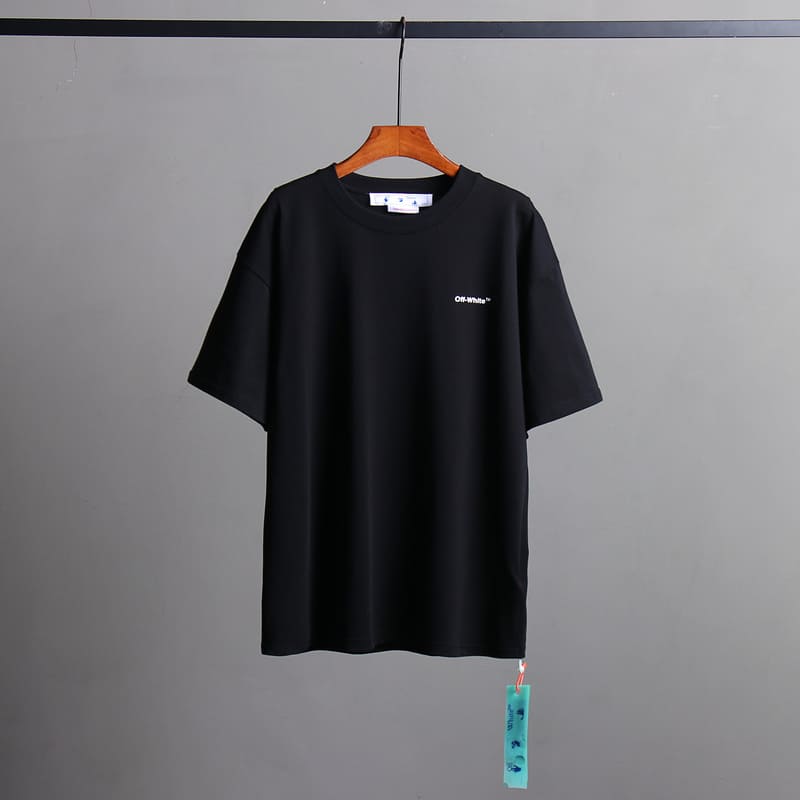 Camiseta Off-White Chain Arrow Black - HYPER LIST