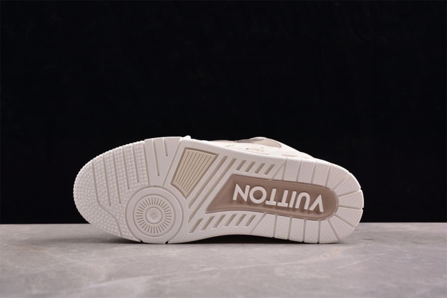 Louis Vuitton Trainer Monogram Flower Beige - HYPER LIST