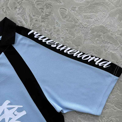 Camiseta Corteiz Alcatraz Football Azul - HYPER LIST