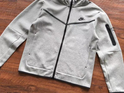 Conjunto Nike Tech Fleece Cinza - HYPER LIST