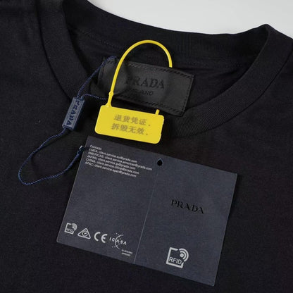 T-shirt Prada Crest Logo Black PD018