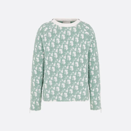 Sweater Dior Monogram Green Textured DO011