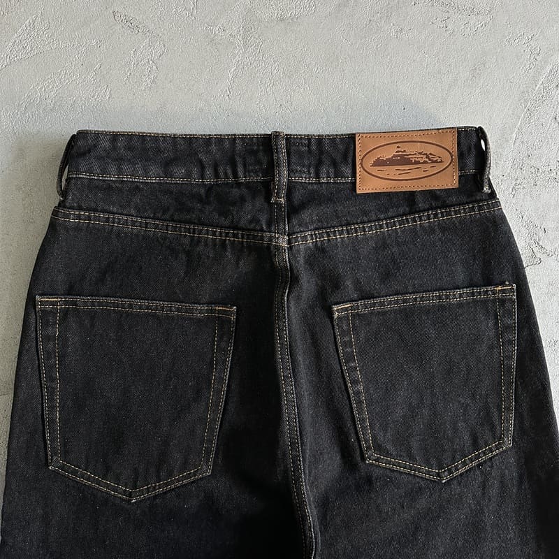 Calça Jeans Corteiz Preto - HYPER LIST
